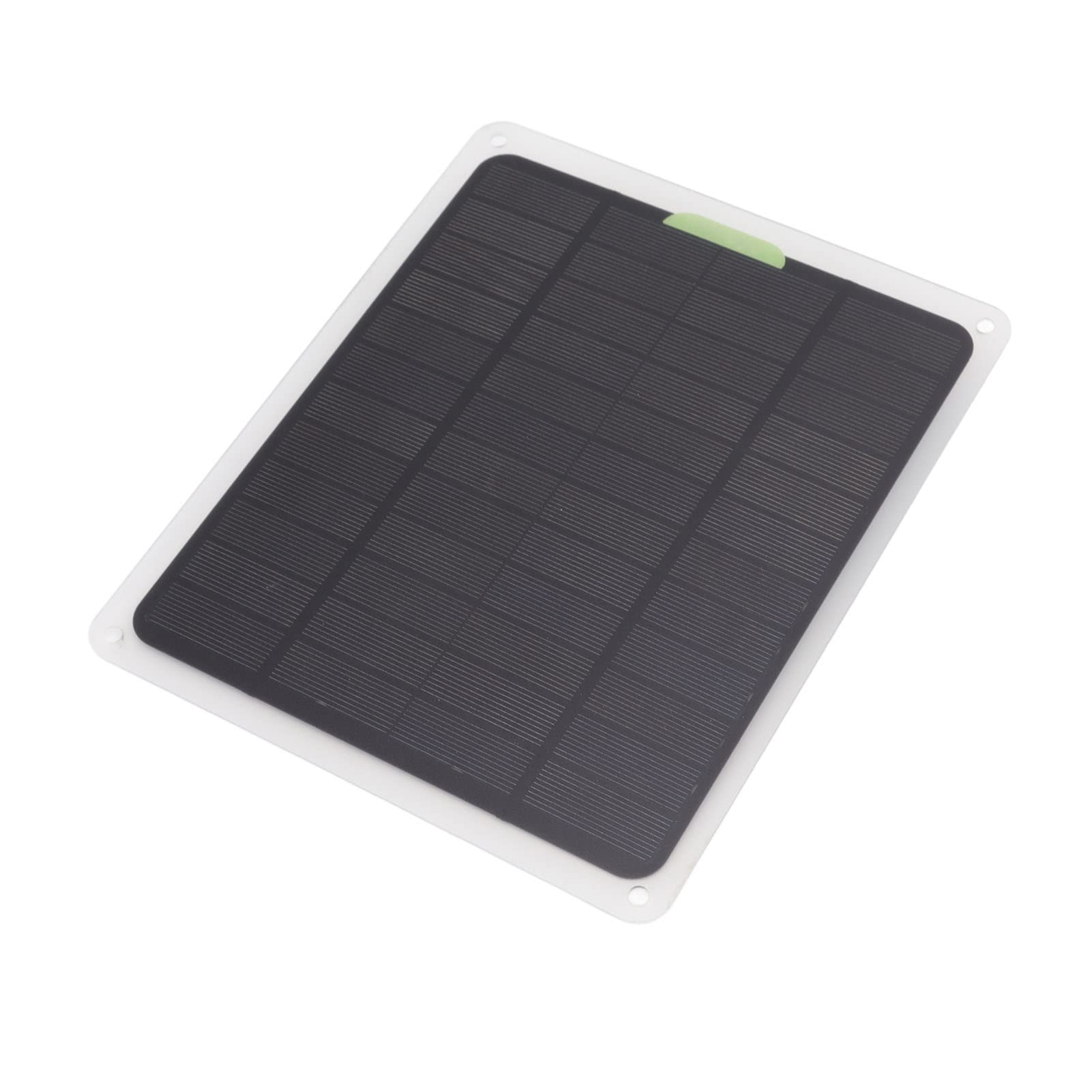 Airshi Solar Charging Panel, 10W Type C Dual USB Output Slow Charging DC12V Solar Power Panel for Travel, Airshimukct0b3z1