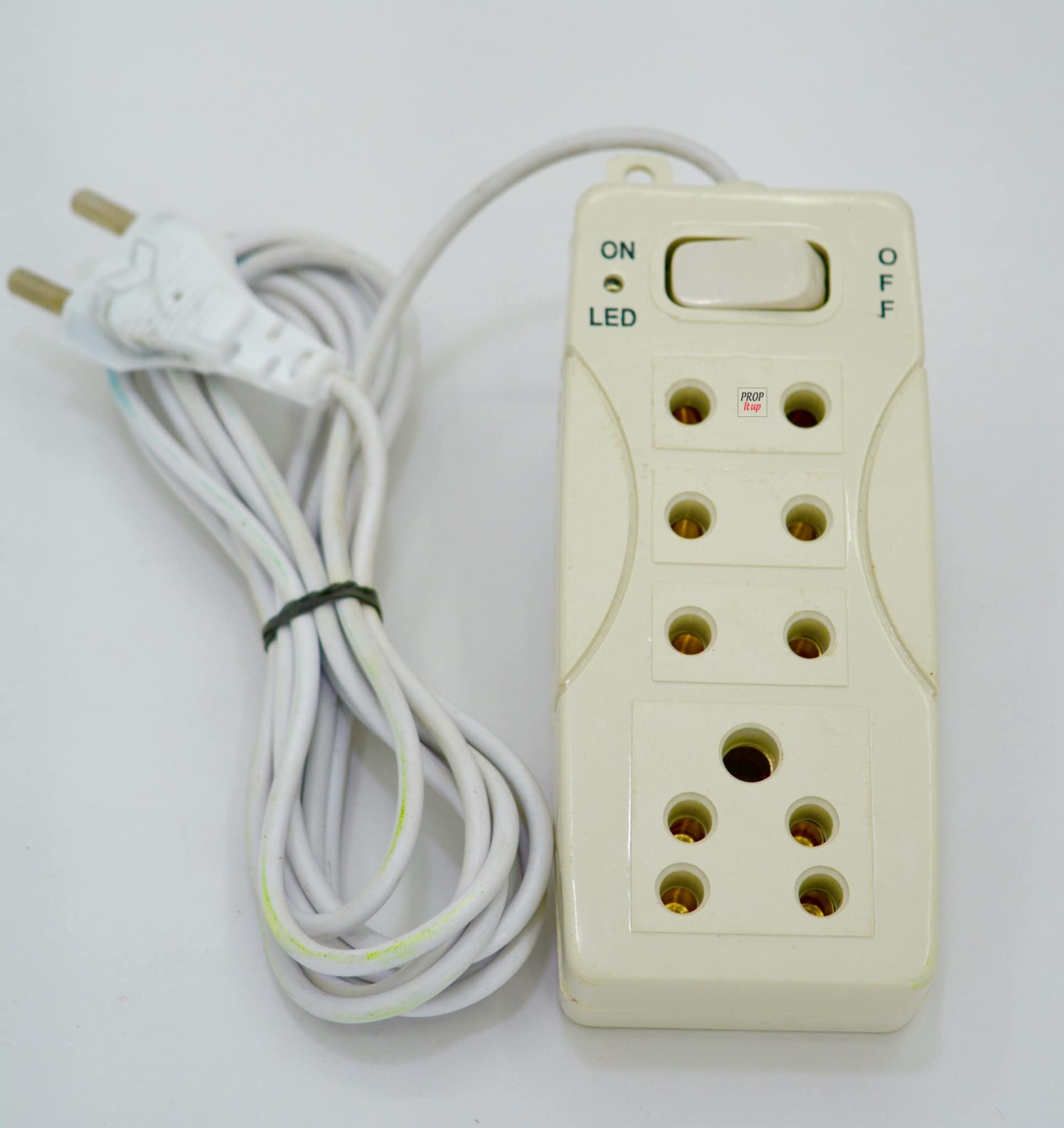 Prop It Up Multi Plug 5+2(3) Socket Extension Cord Power Strip with 3 Meter Lead Cable-picture-10
