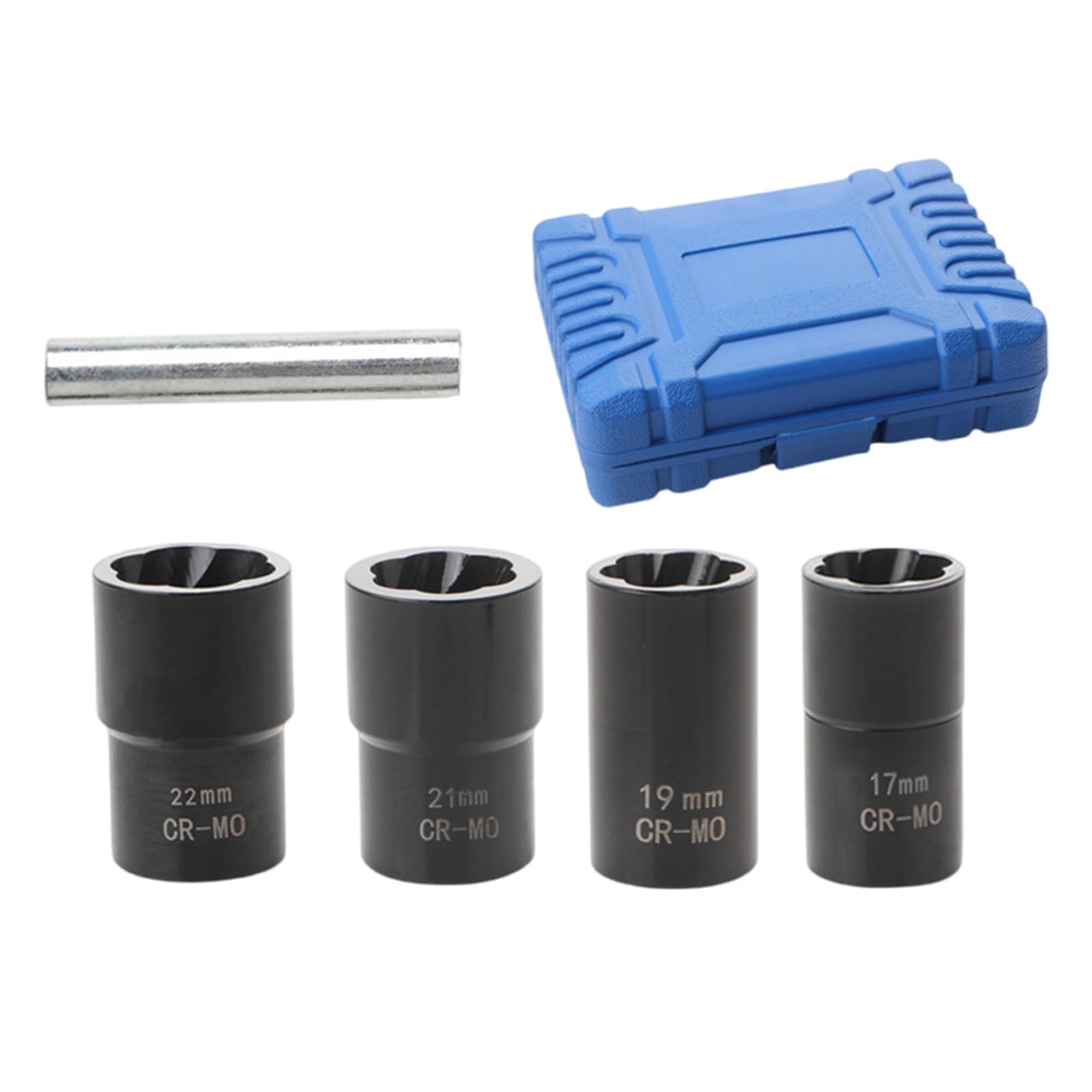 Msioytog Damaged Screw Remove Multiple Size Socket Extractors Set With Hexagonal Grip Removes Strips Bolts Ideal For Mechanical Maintenance Professional Damaged Bolt Remover Tool Set