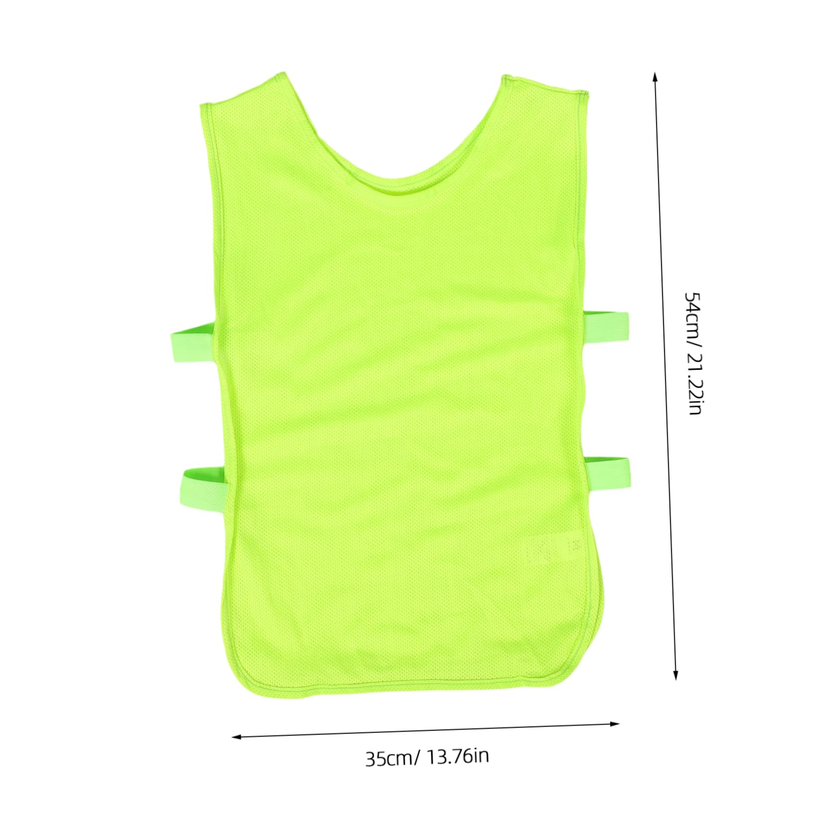 OSOLADY 2PCS Youth Sports Vest for Basketball Soccer Volleyball Breathable Mesh Practice Jerseys Vibrant Colors Fast Drying and Washable for Team Activities