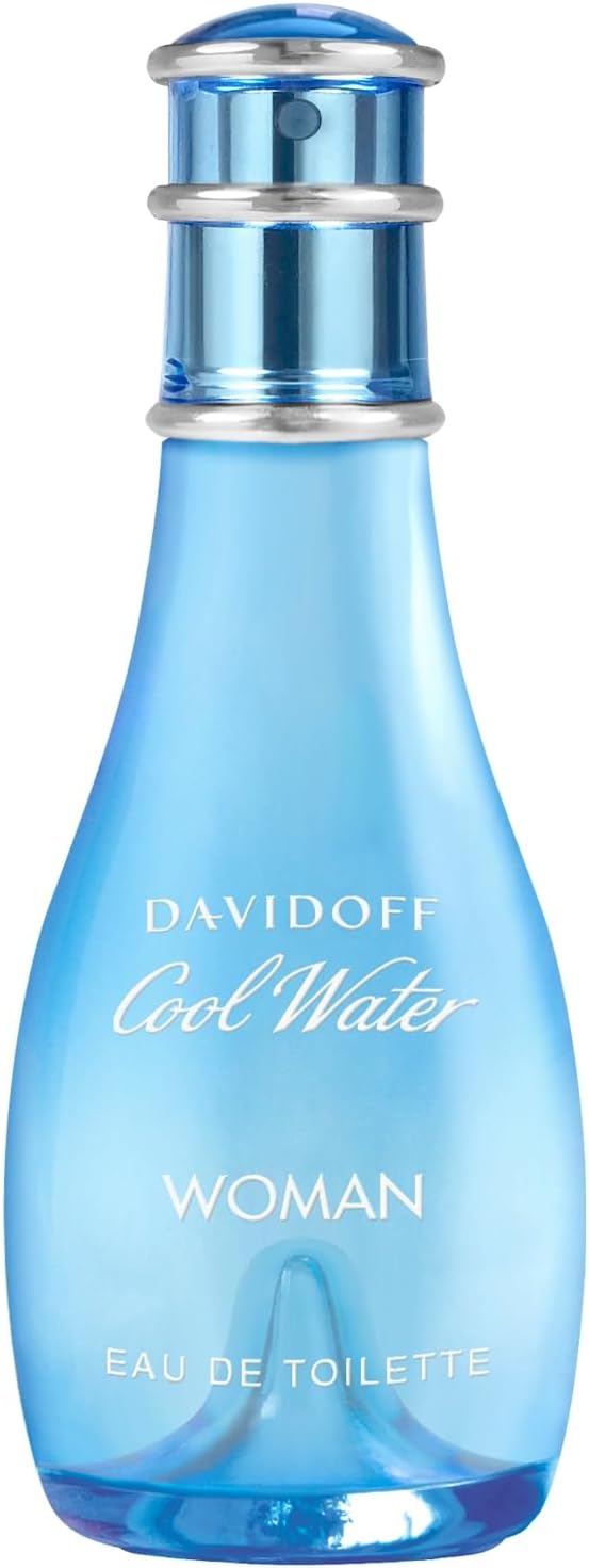 Cool Water Woman - Eau de Toilette for Her - Floral Fragrance with Notes of Melon, Lily of the Valley and Musk - Medium Longevity