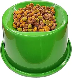 Comedouro Gato Alto Elevado Postura Correta Ergonomico Antiformiga (Verde)