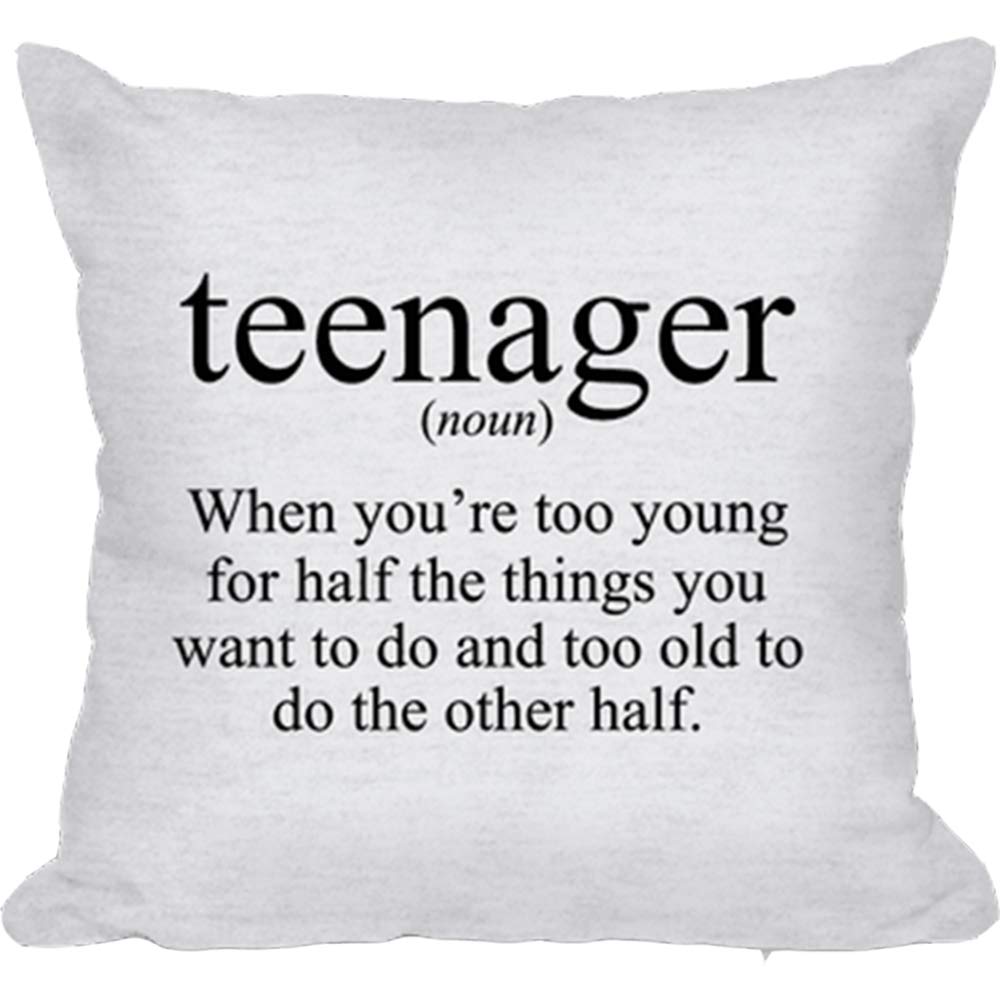 FaceYee Teenagers Funny Decortives Pillow Sham Pillowcase for Bedroom Couch Sofa Cushion Cases Bedding Decorations Pillow Shams Color:2