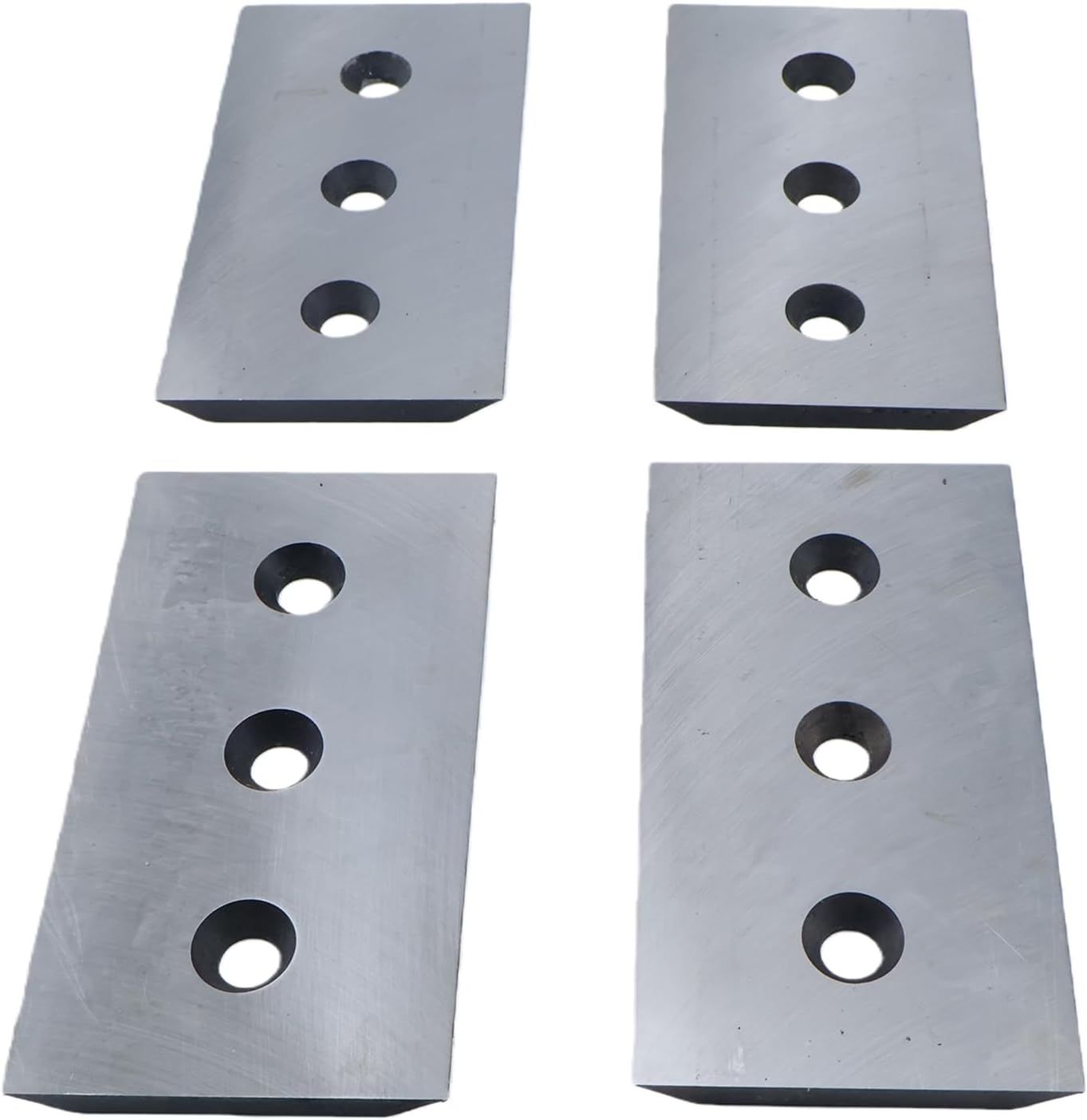 ZTUOAUMA 4PCS 7-1/4" x 4" x 3/8" Brush Chipper Blade Knives with 1/2'' Bolt Holes 900-9900-02 19071640 Compatible with Bandit 100 150 200 250 Mighty Morbark Eager Beever 100 200 290 Wood Chippers