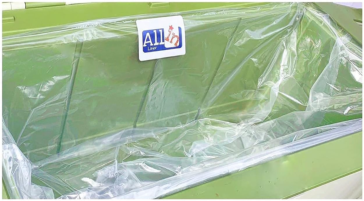Allinliner Cooler & Bucket Liners – Disposable Heavy Duty Plastic Liners for Coolers & Buckets, BPA Free, Multi-Use
