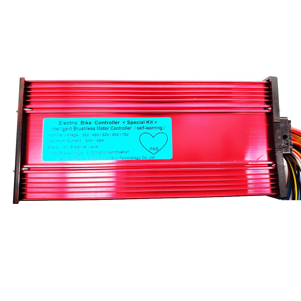 36V 48V 60V 1000W 1500W 1800W 34A 36A 40A Brushless Square Wave Controller with LCD Display for Electric Bike Electric Scooter