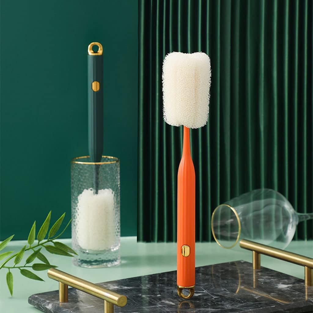Baby Bottle Brush Cleaner Water Bottle Coffee Tea Glass Cup Brushes with Long Handle Soft Sponge Scrubber Kitchen Cleaning Tool
