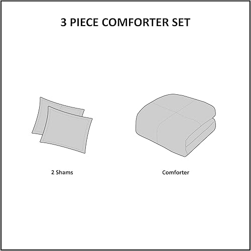 Miniatura 6 de Woolrich Juego de edredón, cabaña de cabaña, funda cálida para temporada más fría, moderna ropa de cama de microfibra alternativa de plumón