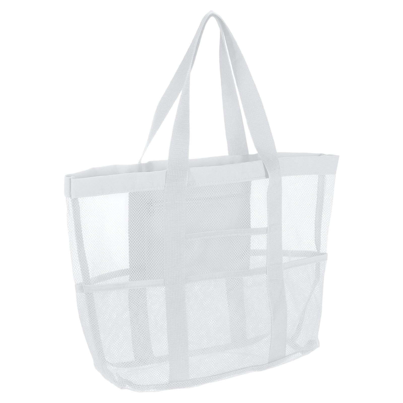 uxcell Mesh Beach Tote Bag, Upgraded Beach Towel Bags, Pool Bag for Vacation Travel Daily