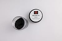 Vista 2 de Taction Polvo magnético negro profesional para huellas dactilares, policía, CSI, contenedor de 1 onza, para huellas dactilares latentes, magnético