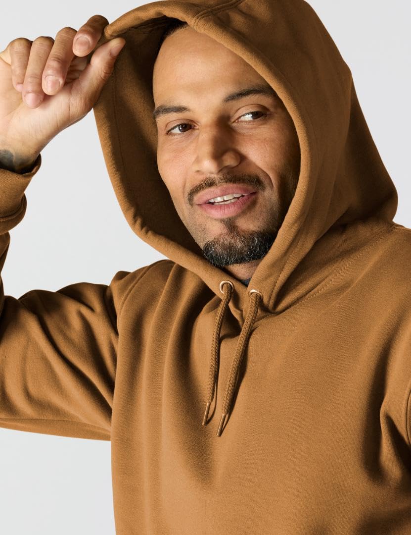 Carhartt Midweight Sleeve Logo Hoodie Bluza z kapturem, Br?zowy, XXL M?ska, Br?zowy, XXL