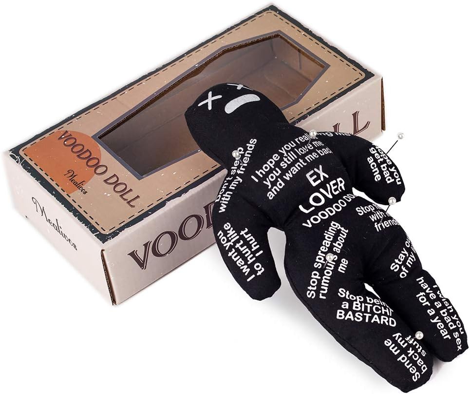 Mealivos Personalised Revenge Voodoo Doll (Black)
