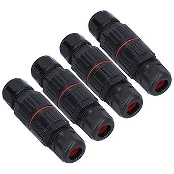 External Cable Boxes, Electrical IP68 Waterproof 0.5-4m? 4Pcs Straight Through Junction Box 450V for Underground Lights(Three in three out)'$