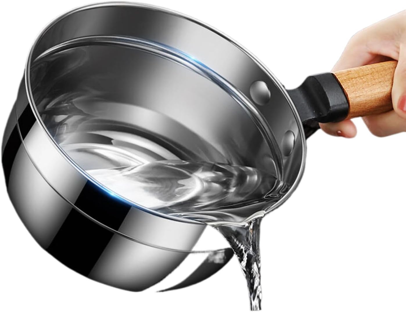 德国304不锈钢水瓢 Water Ladle Bath Ladle Kitchen Home Tools 厨房加厚ins北欧风格长柄水漂家用水舀子大号水 Household Cleaning，Kitchen Storage Essentials