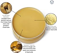 Vista 3 de Z's Wood Nectar - Esmalte y acondicionador de cera de abeja natural para muebles (6 onzas), pino limón