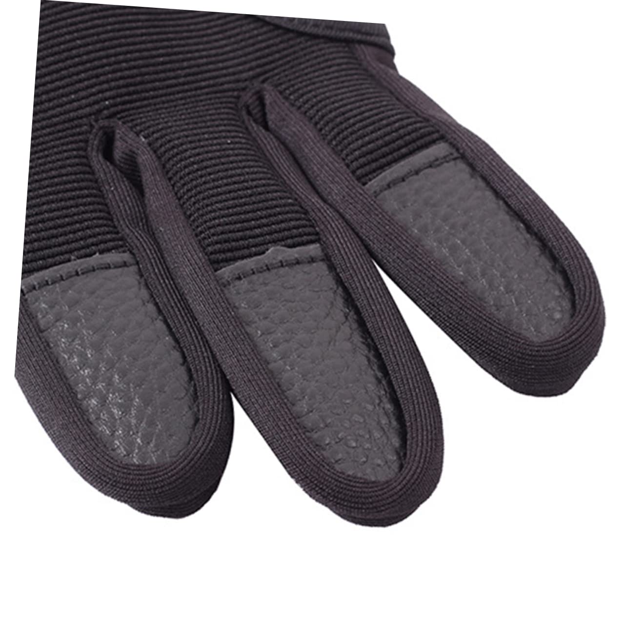 Toyvian 1Pc Three Finger Glove Protective Accessory for and Arrow Shooting Prevents Bowstring Slipping for Practice and Sports Events