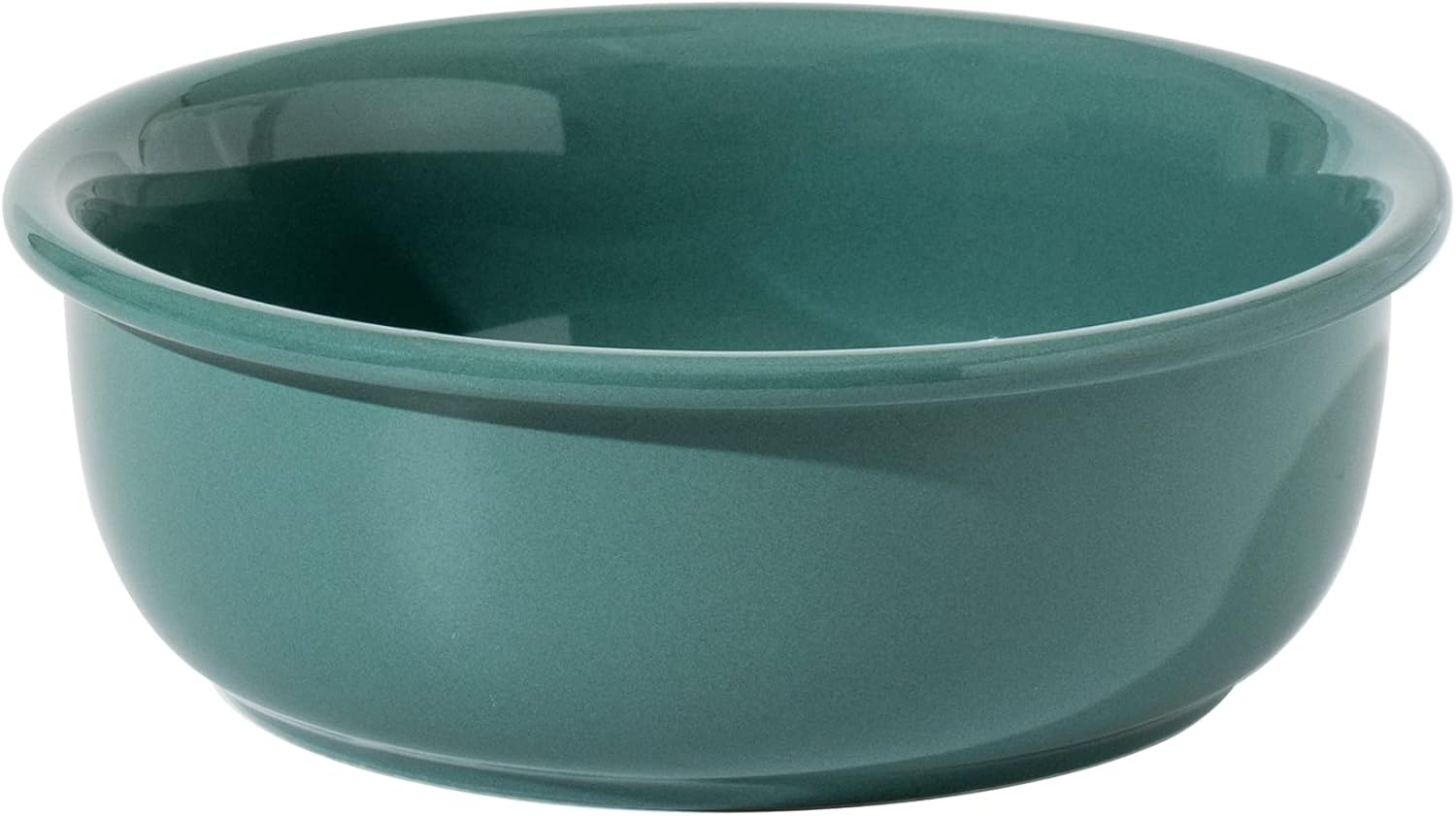 Havniva Ceramic Dog Bowl for Medium, Large Breed, Basic Dog Bowl, Pet Food and Water Dish(8.2" D, Dark Green)