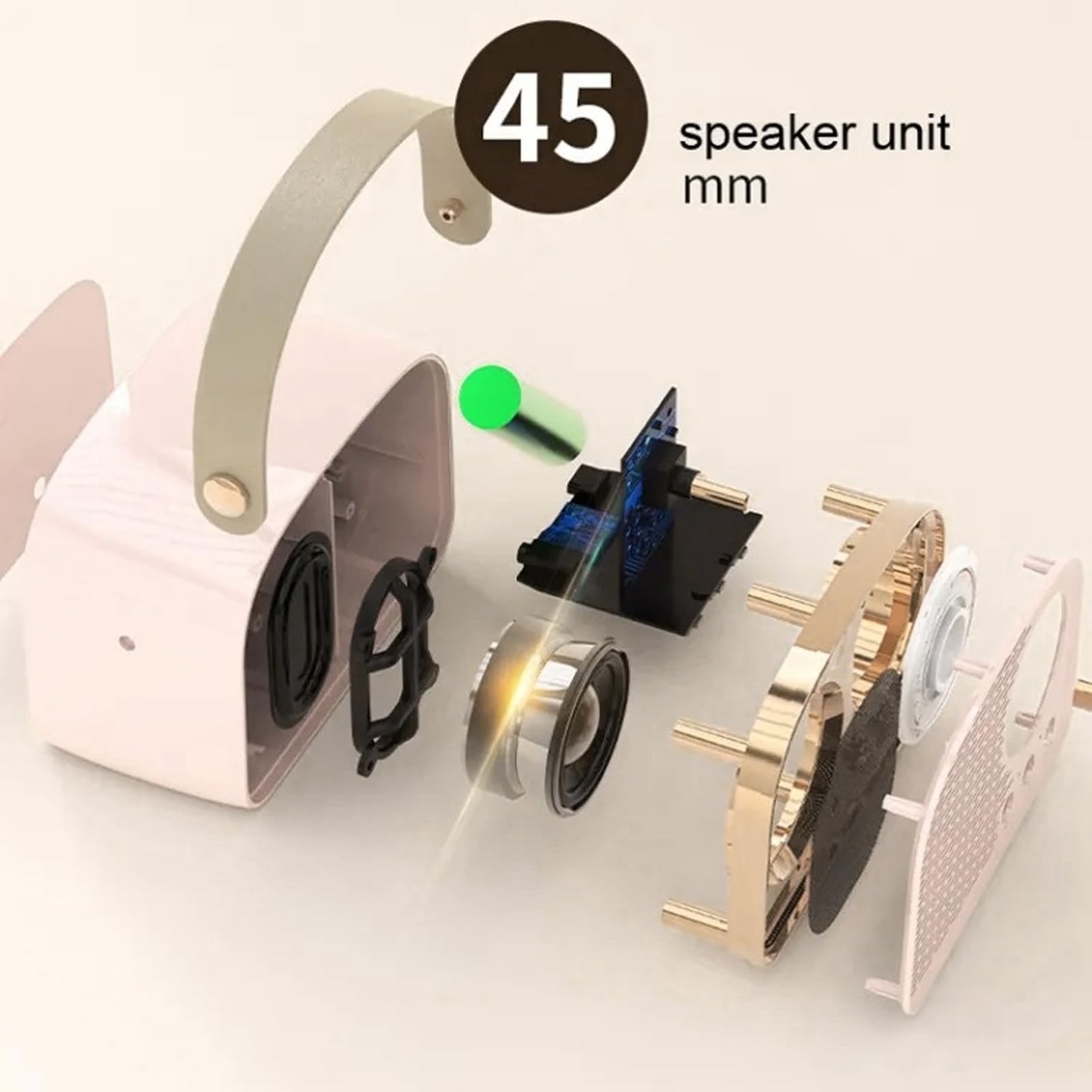 Altoparlante Radio Bluetooth Retrò Senza Fili, Portatile Per Esterni Supporta Associazioneu Diskscheda Tfaux~p123720122