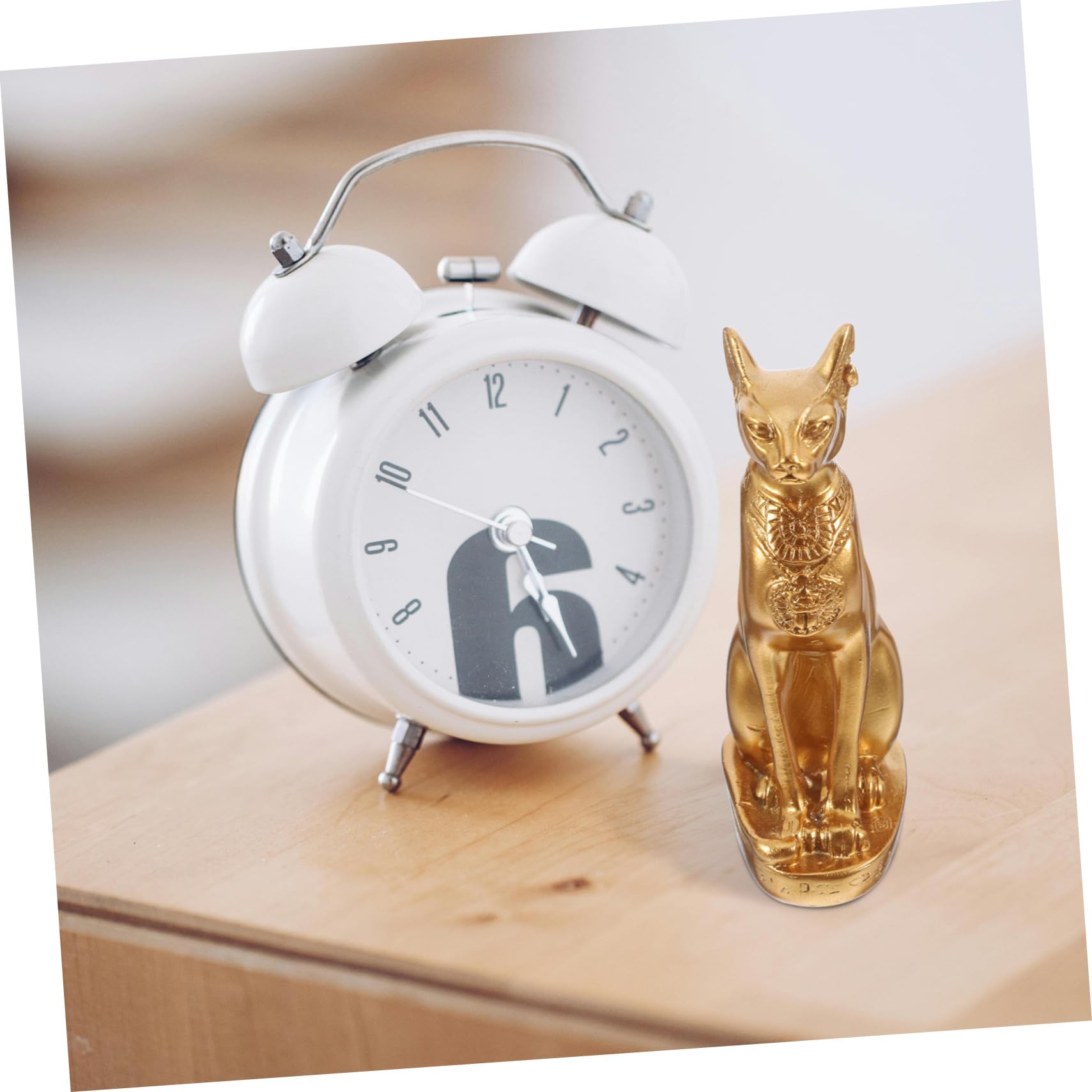 UKCOCO Resina Estatua de Gato Egipcio Bastet, Adorno Único Decorativo