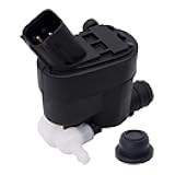 HiSport 98510-2W500 Windshield Washer Pump - Compatible with Genesis GV70/GV80 Hyun Elantra GT Santa Fe/Fe Sport/Fe XL Veloster Kia Carnival/Seltos/Sportage/Telluride - Replace 98510-4Z000