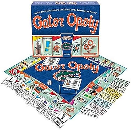 Late for the Sky Universidad de Florida Gatoropoly Azul, Naranja