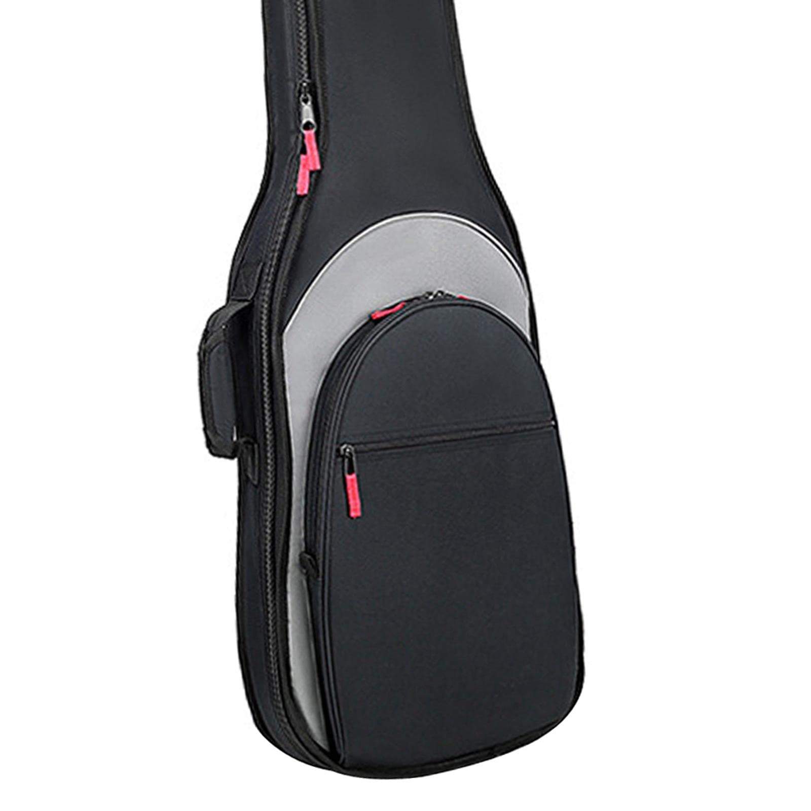 Étui pour Guitare électrique, Housse de Transport, Sac Rembourré Souple, GRISE
