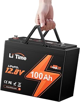 Amazon.com: LiTime 2 Pack 12V 100Ah RV Lithium Battery,Group 24