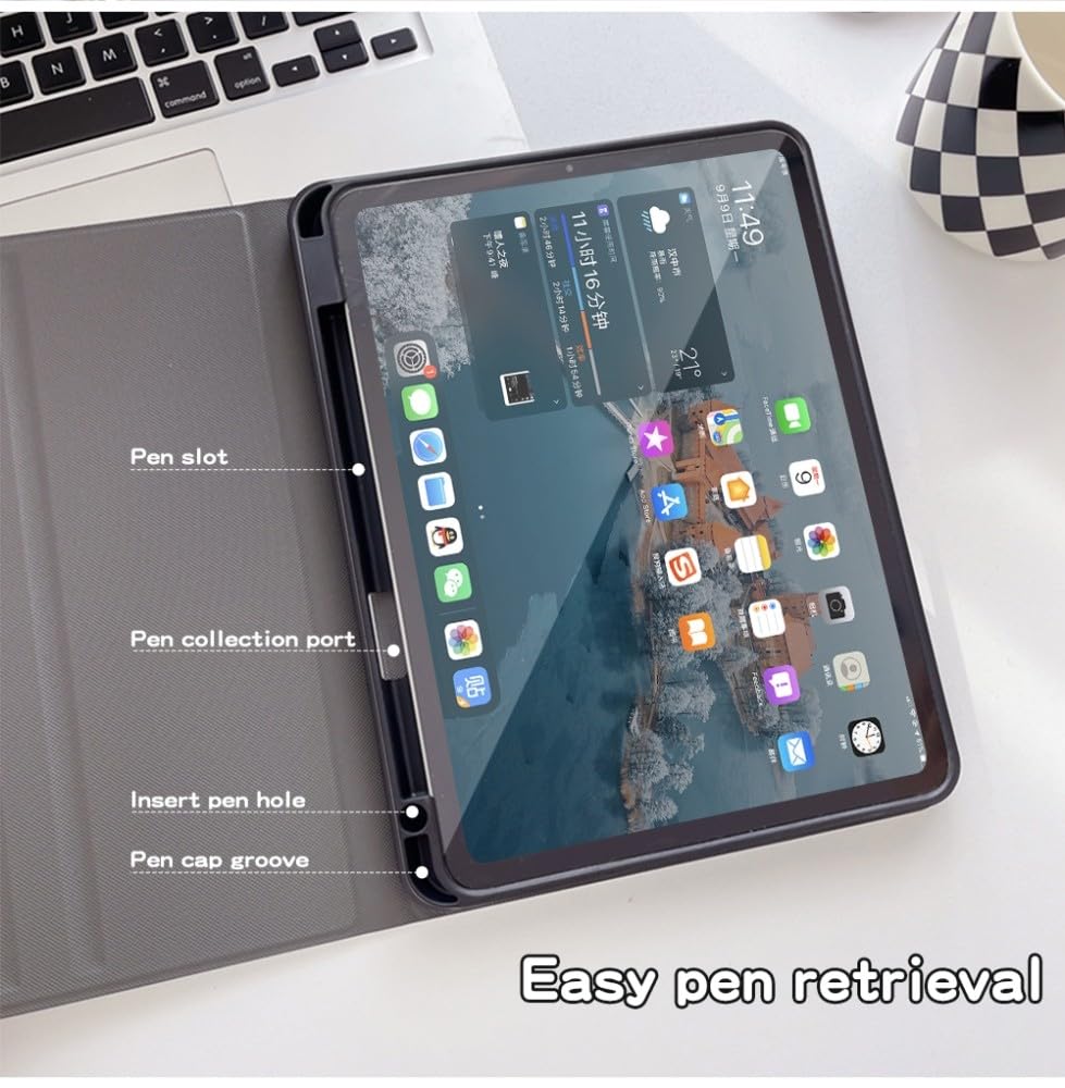 Étui compatible avec Samsung Galaxy Tab A7 10.4 2020 SM-T500 T505 T507 (motif : toutes les fleurs fleures) motif cuir flip back case cover