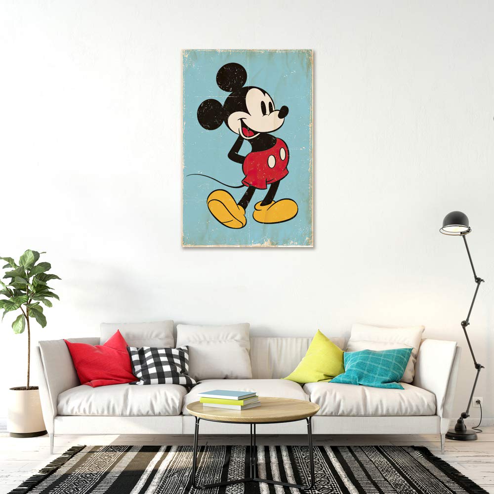 Amazon｜ミッキーマウス – ディズニーポスターレトロミッキー