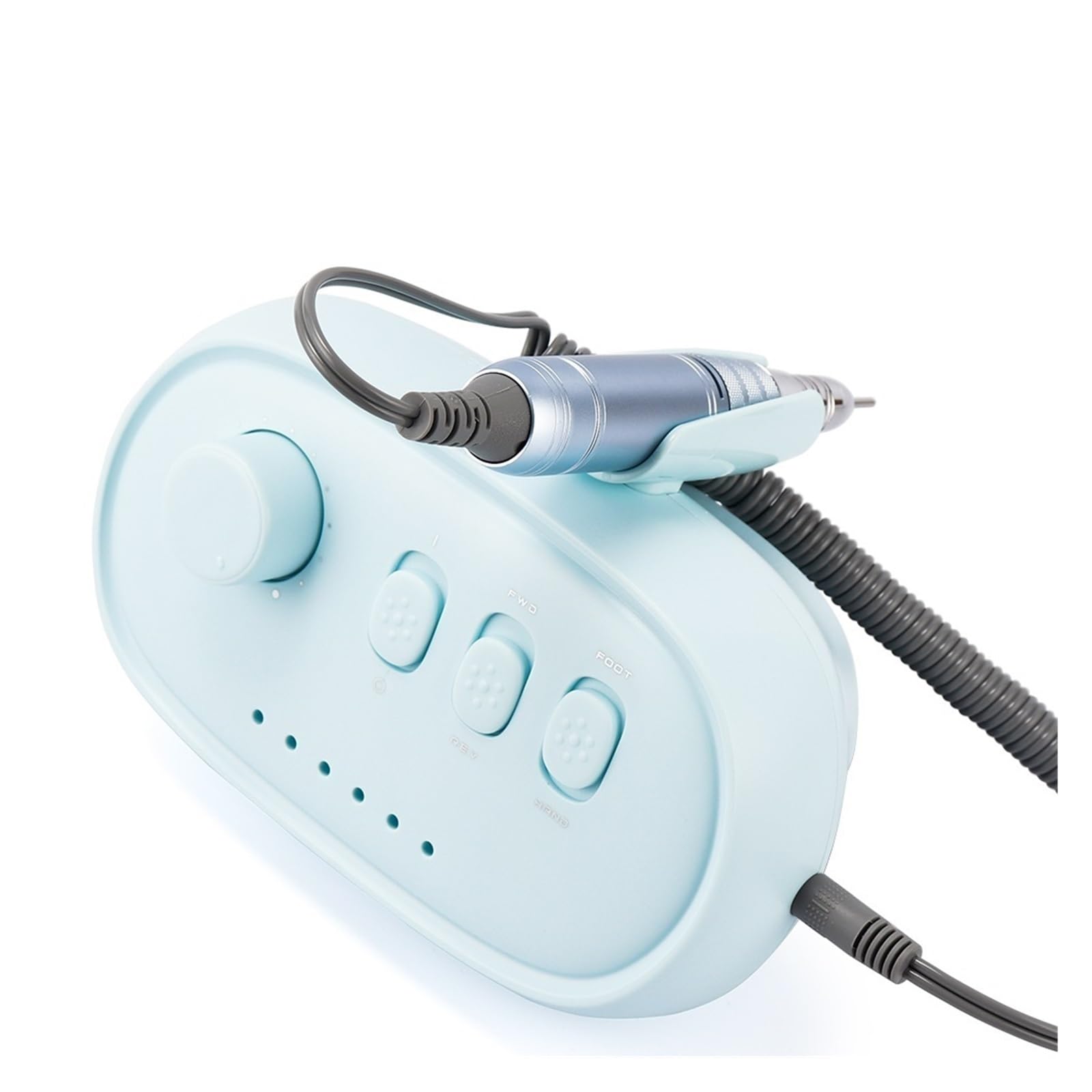 Obcinacz do paznokci, 35000RPM elektryczna wiertarka do paznokci, polerka do paznokci Manicure, żel do usuwania paznokci polerowanie wiertła Pedicure, sprzęt do zdobienia paznokci(Blauw)