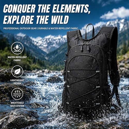 Sac à dos randonnée imperméable 20L haut de gamme durable pour trekking et cyclisme