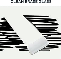 Vista 45 de J&J worldwide Glass Whiteboard Yearly Calendar - 35" X 47" Large Wall Whitrboard - White Board Dry Erase Planner for Wall Home, School, Office
