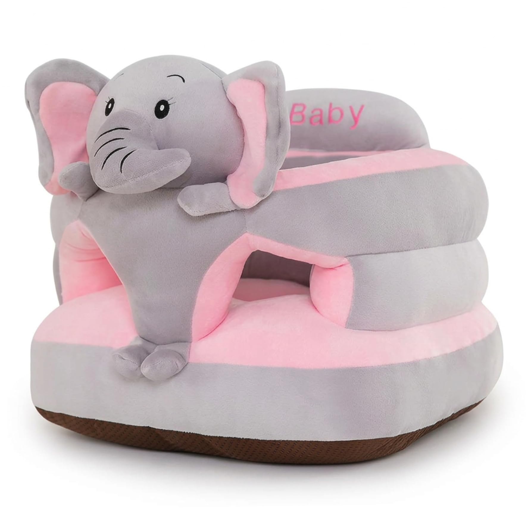Sit-Me-Up-Bodensitz für Babys, Plüsch-Elefant-Baby-Sit-Up-Stuhl, Sitzunterstützungssofa für Kleinkinder für Schlafzimmer, Wohnzimmer, Kinderzimmer