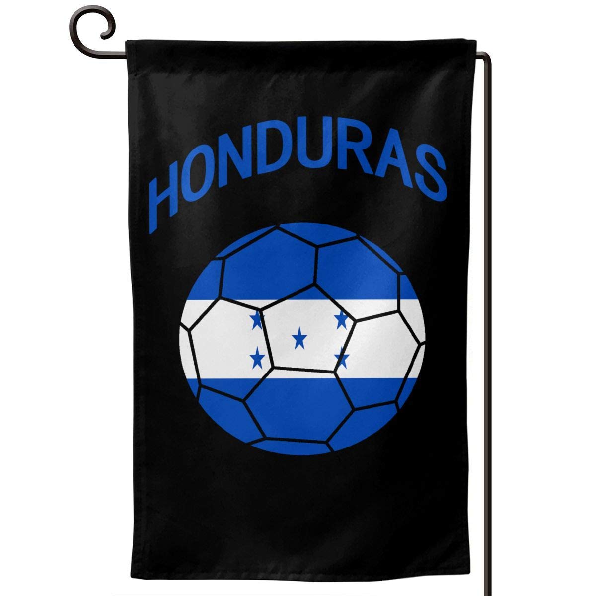 Jeewly Outdoor Flags Honduras Soccer Garden Flags Durable Outdoor House Banners for Patio Lawn Home Outdoor Decor 12.5x18In