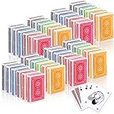 Zubebe 48 Paquetes Mazos de Cartas de Juego Estándar Barajas de Naipes Estándar a Granel Cartas de Póquer de Tamaño...