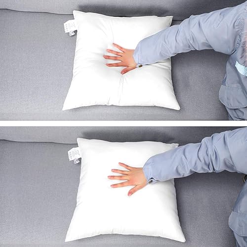 Miniatura 9 de Artscope Cojín cuadrado de alta calidad para sofá, cama, cojín decorativo para interiores, 16 x 16 pulgadas