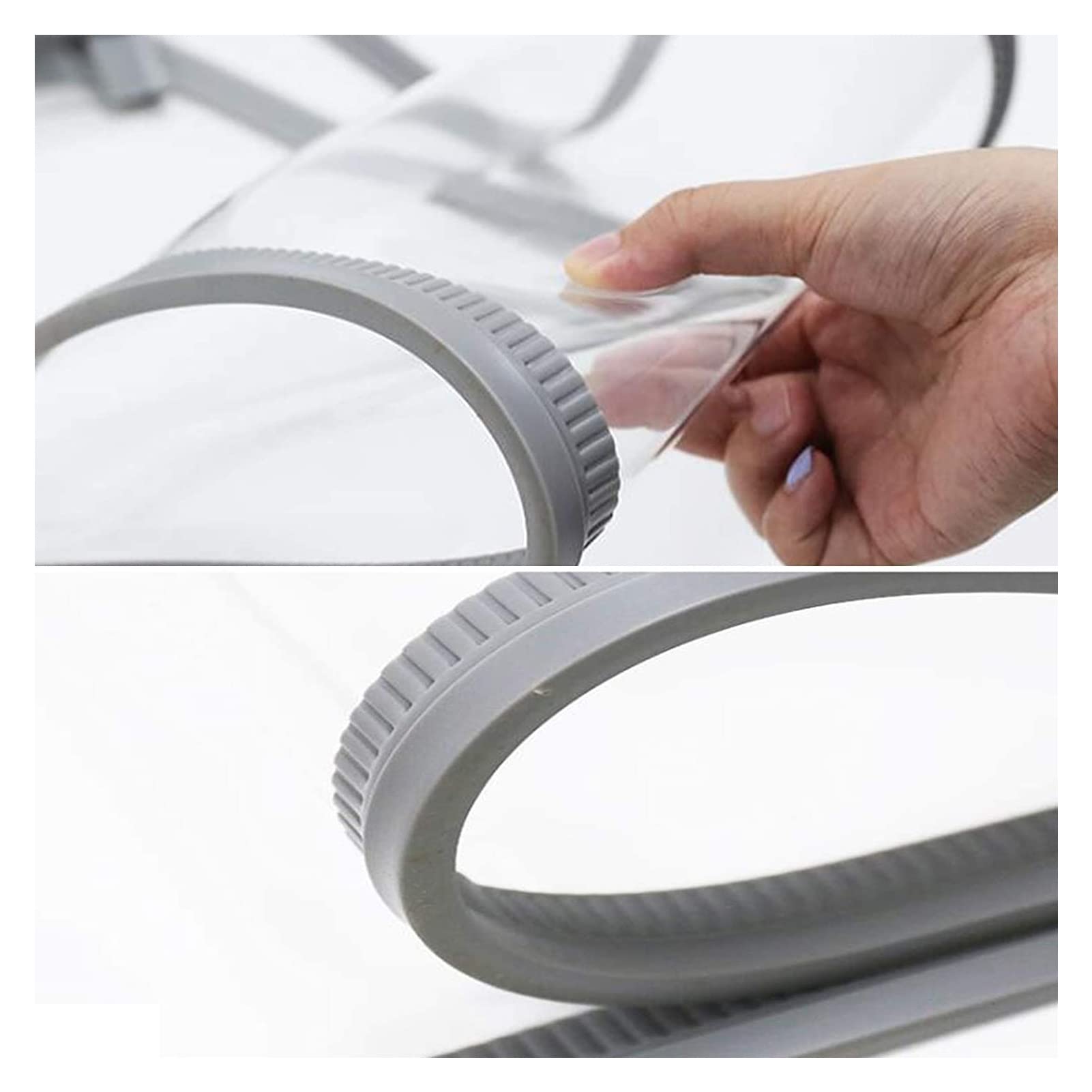 Magnetische selbstdichtende Türleiste – winddichte PVC-Wettersperre für Zuhause und draußen, Zugluftstopper, energieeffiziente Isolationslösung, einfache Installation, Schutz