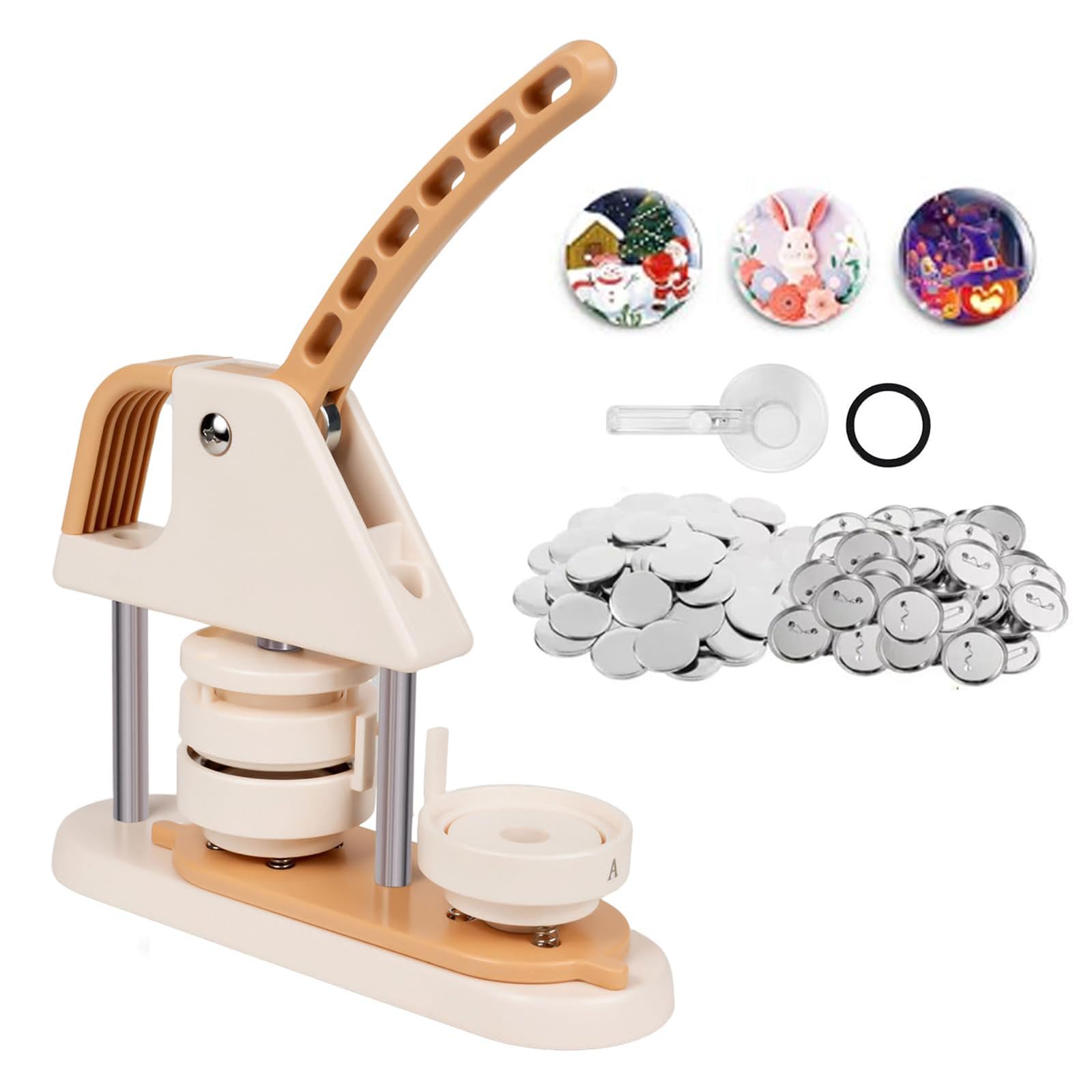Machine à badges 32mm sans réglage fastidieux pour réussir vos créations à coup sûr