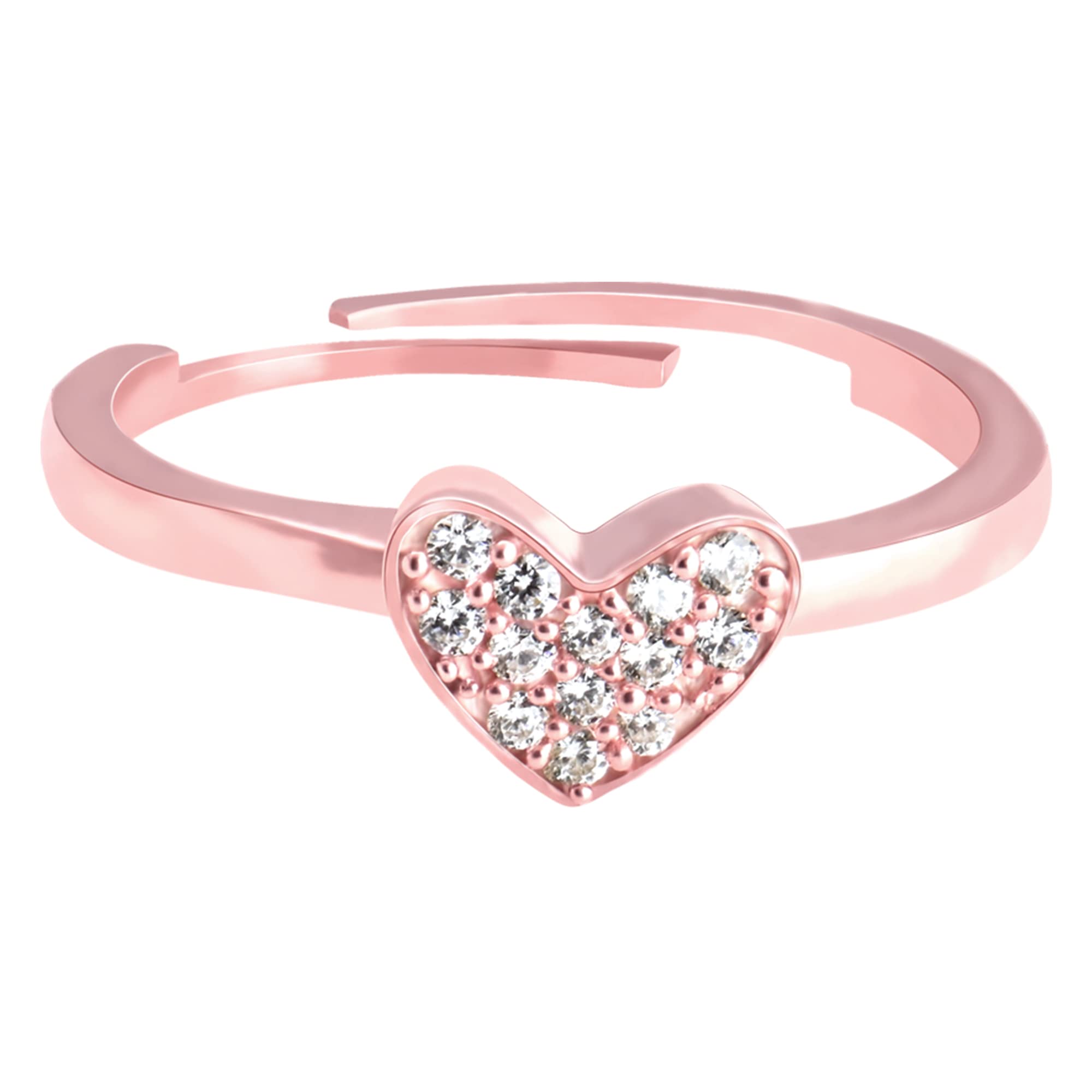 GIVA 925 Silver Rose Gold I Heart You Ring, Adjustable | Gifts for Women and Girls | With Certificate of Authenticity and 925 Stamp | 6 Month Warranty* (B09Q5VQH8F) Amazon Price History, Amazon Price Tracker