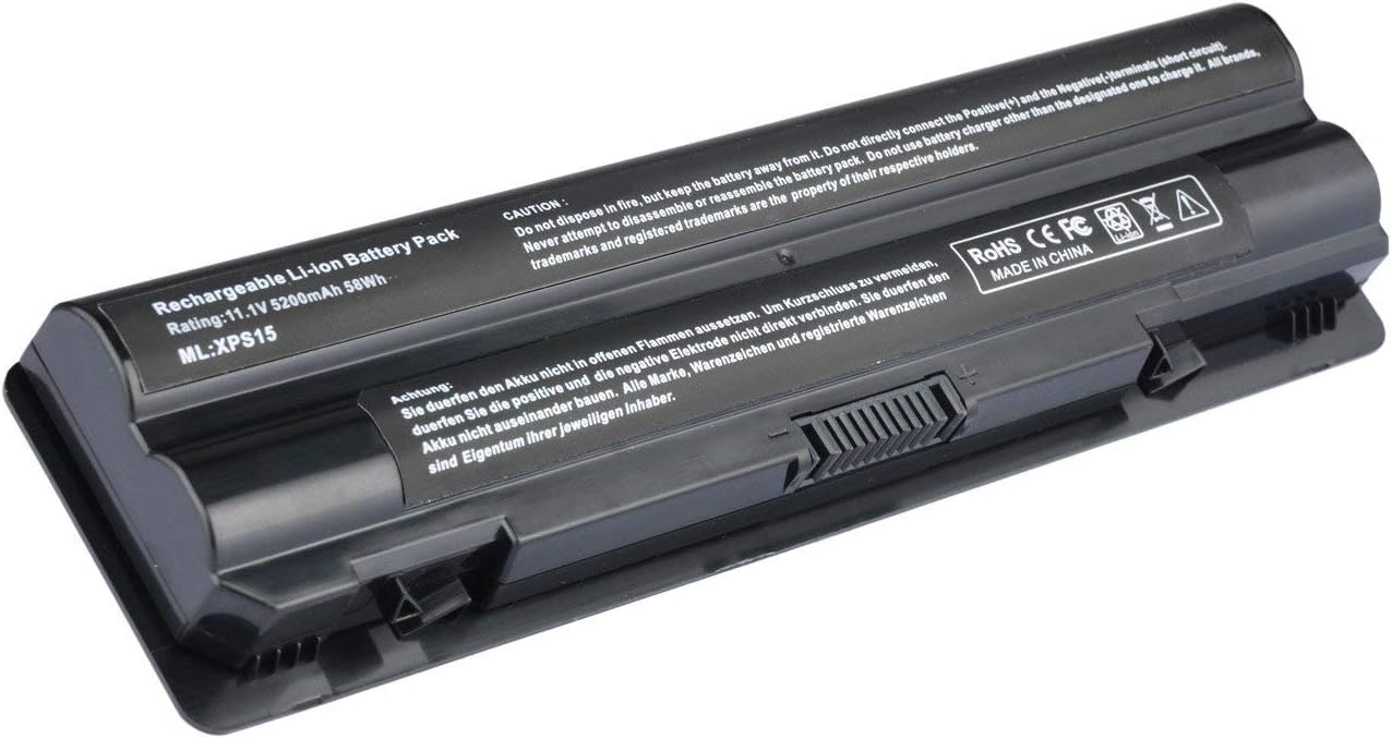 JWPHF R795X Battery Laptop Battery for Dell XPS 14 15 17 L401x L501x L502x L521x L701X L702x,Compatible P/N:312-1127 J70W7 [11.1V 56Wh 6Cell]