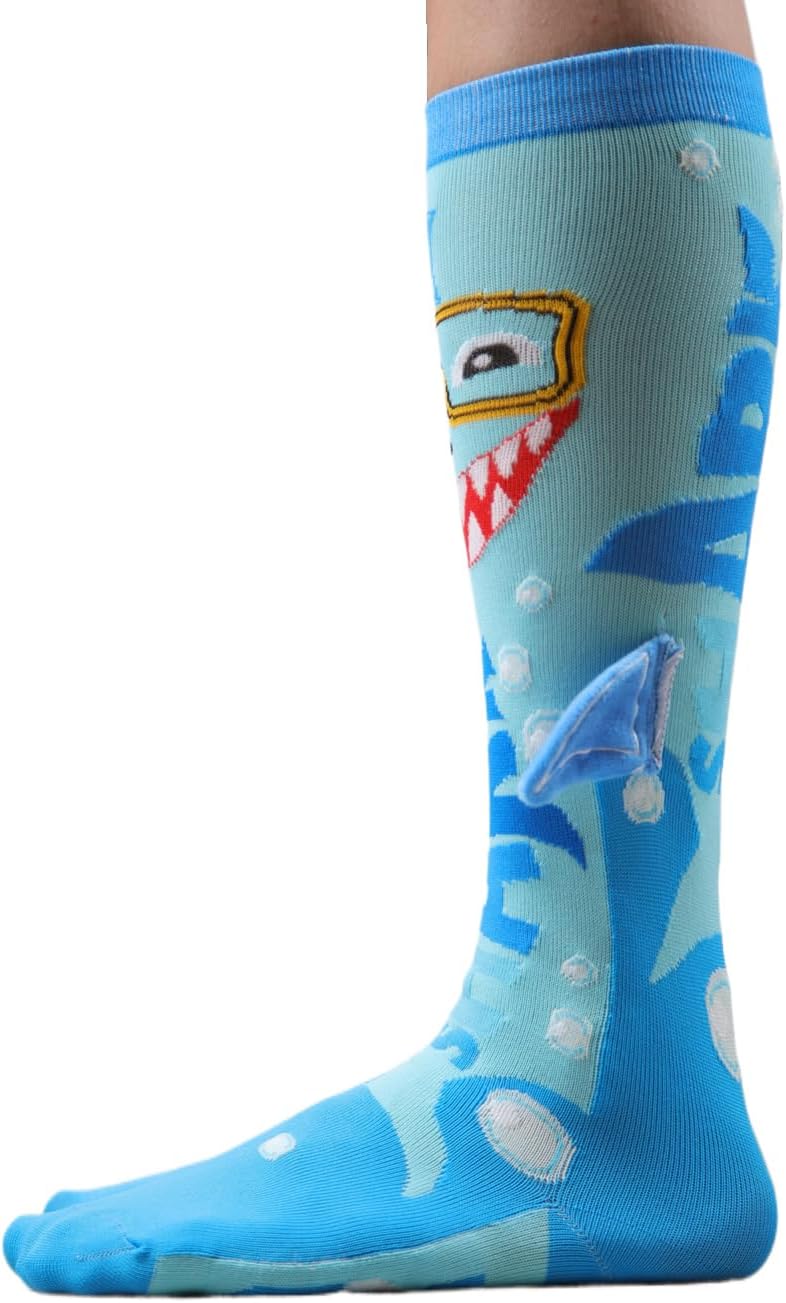 Kids 3D Fun Animals Mid Tube Socks | Crazy Socks,Funny Design,Fashionable Novelty,Party Gifts