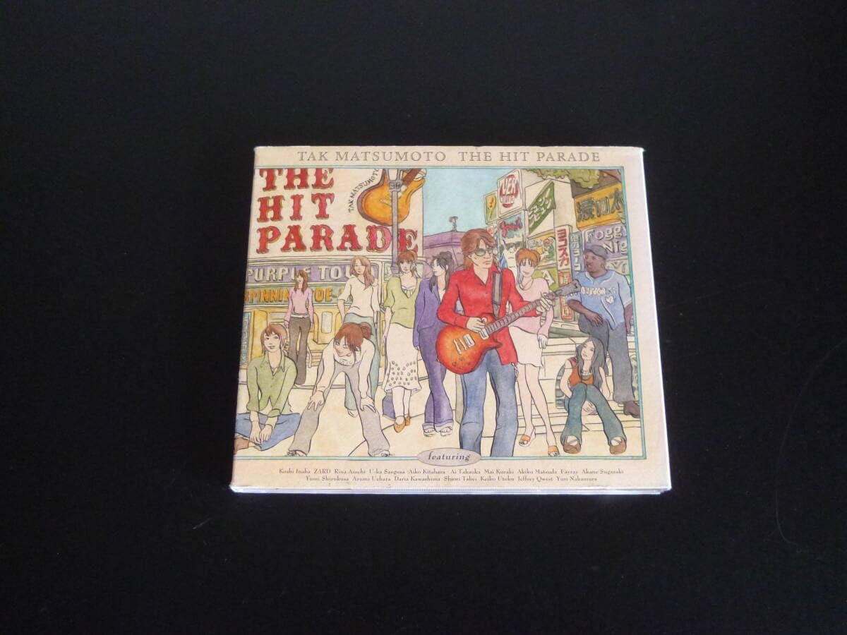 Amazon.co.jp THE HIT PARADE Tak Matsumoto 松本孝弘 カヴァーアルバム ロックギターの教科書的なCD