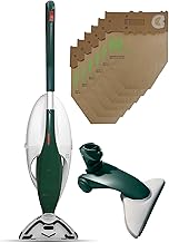 Folletto VK131 – Revised Vacuum Cleaner + HD Brush with Wheels, Ideal for All Floors, 7 m Pull-Out Cable, 3 Speeds, HEPA Filter, Sanitized and Ready to Use + 2 Years of Bags