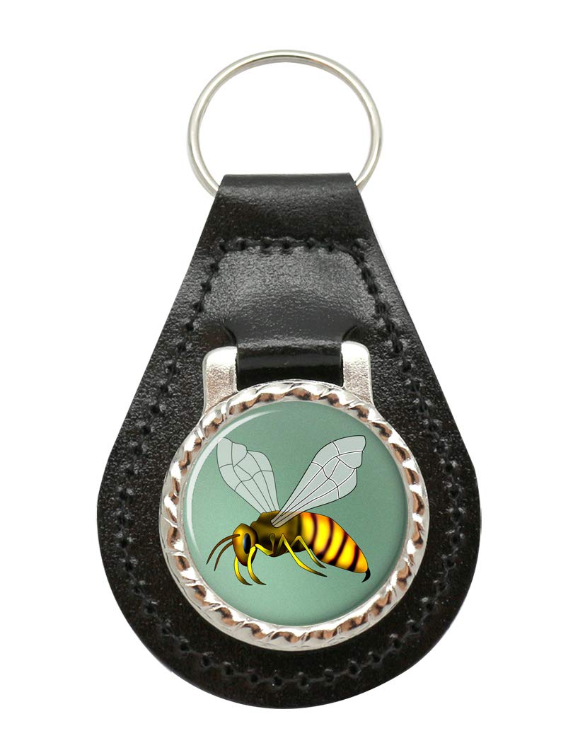 Giftshop UK Hornet Leather Key Fob