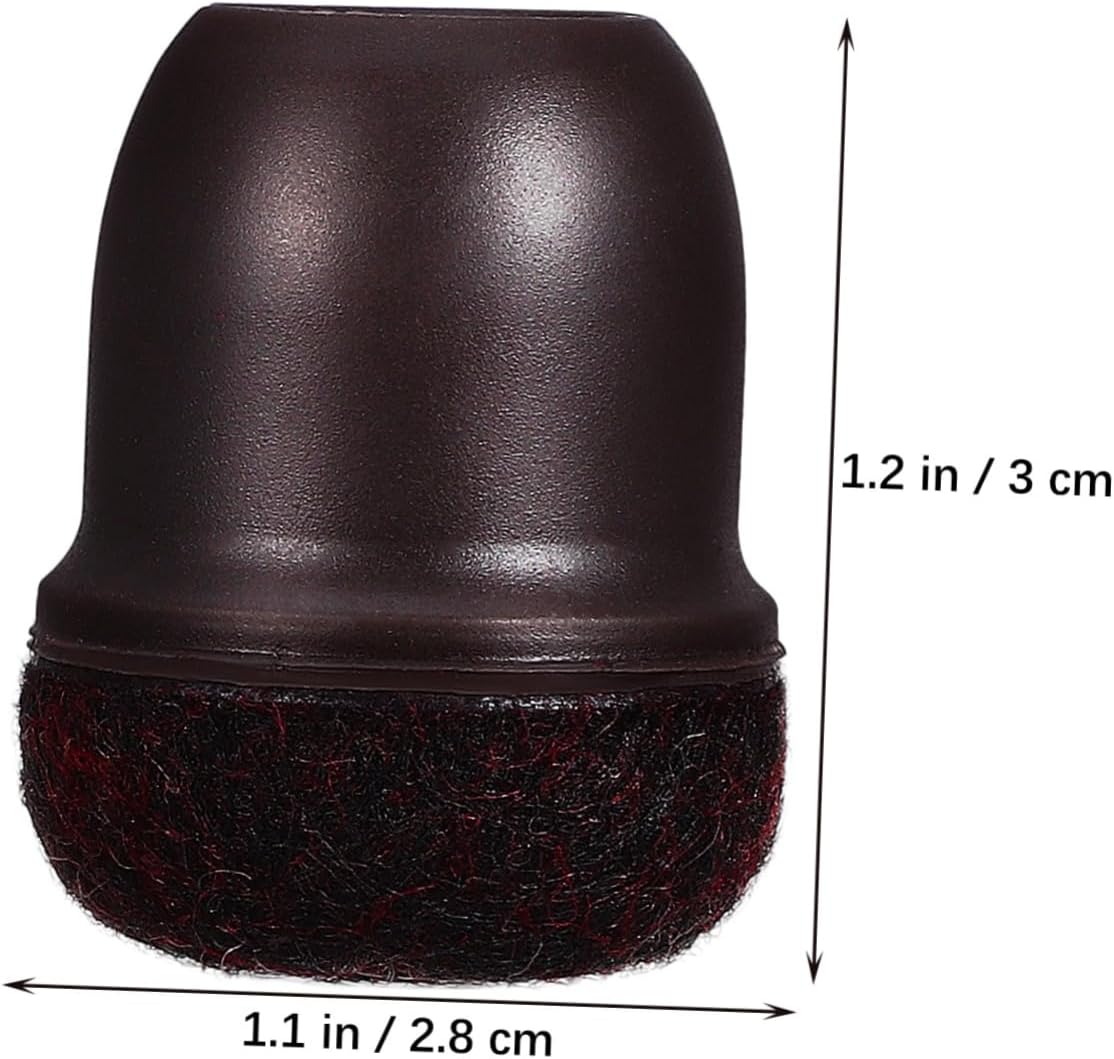 Gadpiparty 48pcs Chair Leg Caps Round Furniture Feet Pads for Hardwood Floor Non- Glide Caps Easy to Apply for Home Office and Classroom Use