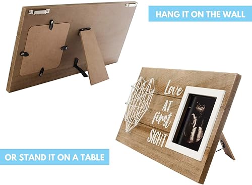 Miniatura 6 de Sonogram - Marco de fotos  Marco de ultrasonido para bebé  Regalo para futuros padres  Decoración de guardería  Baby Shower  Love at First Sight