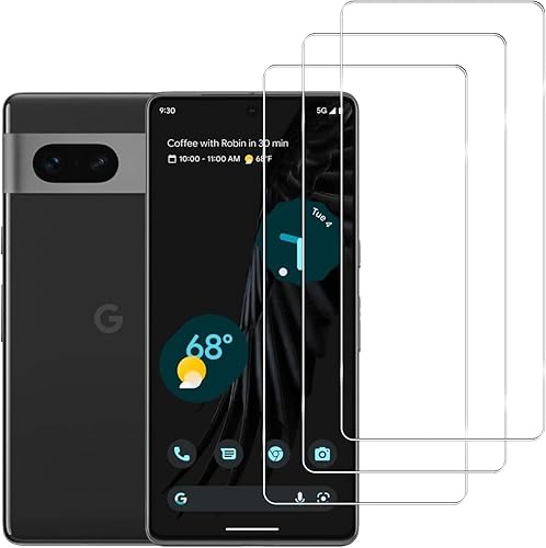 Protector de pantalla de vidrio templado para Google Pixel 7 5G, transparente HD, dureza 9H, antiarañazos, compatible con Google Pixel 7 5G