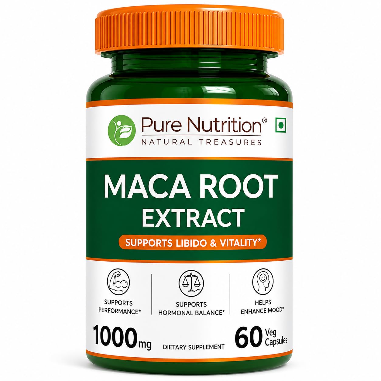 Pure Nutrition Maca Root (1000mg), 60 Veg Capsules | Multivitamin For Men And Women | Promotes Reproductive Health, Improves Energy & Enhances Performance-picture-23