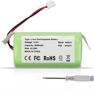 TIIANTE 3000mAh Vacuum Cleaner Battery for Shark ION Robot Vacuum R71 R72 R75 R76 R85 Cleaning System S86 S87 RV2000WD IQ R101 RV1000 RV1001 RV1001AE RV1101ARUS UR1005AE UR1105ARUS RV2001 RV2001WD