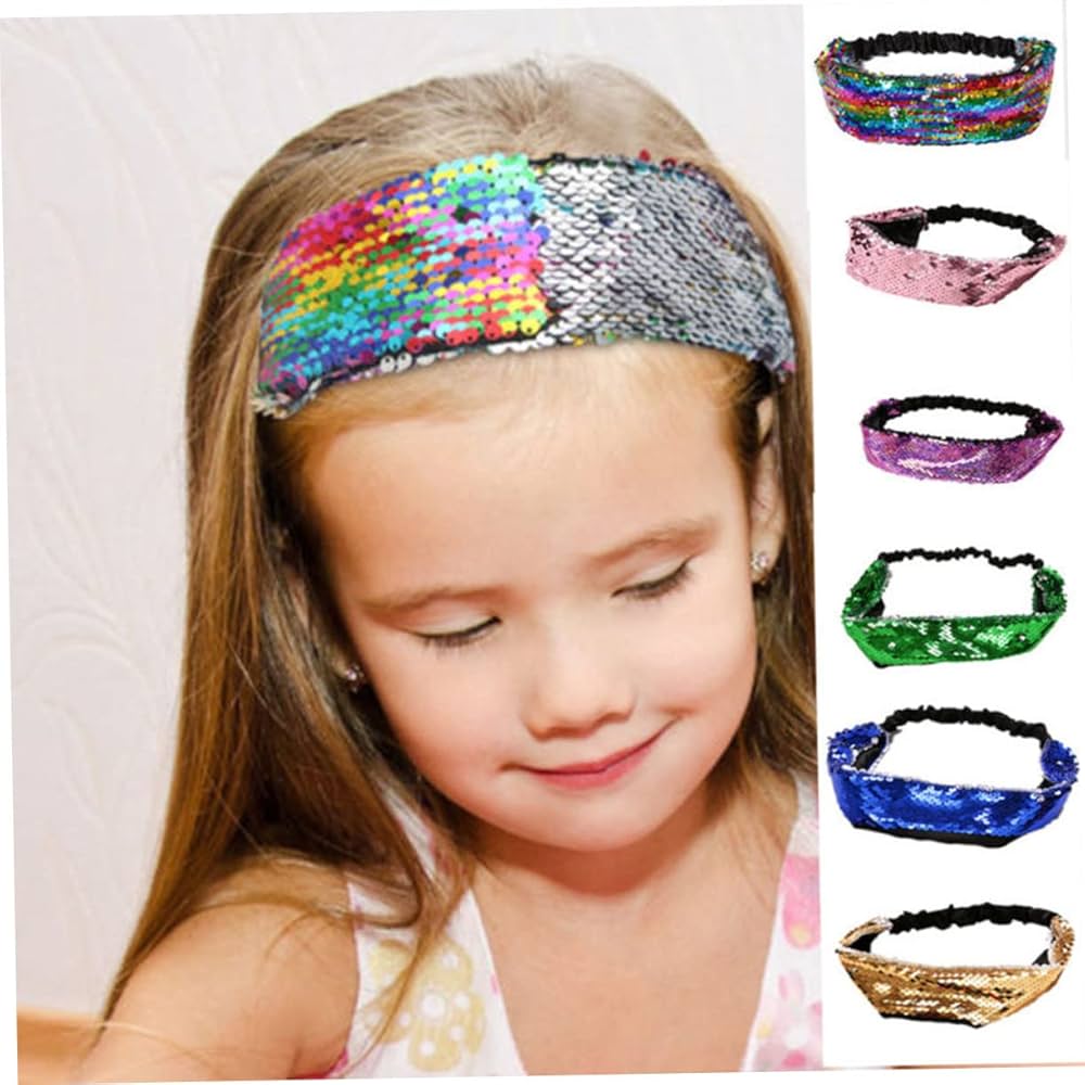 Amazon.com : VINTORKY 3pcs Sequins Hair Bands for Women